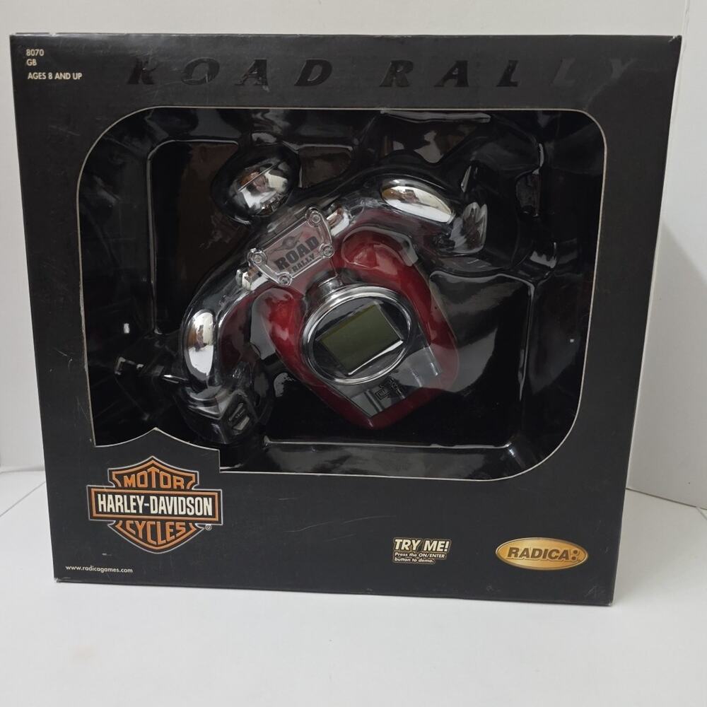 2000 Harley Davidson Road Rally Radica Game Working NIB